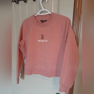 Brunette crewneck sweatshirt